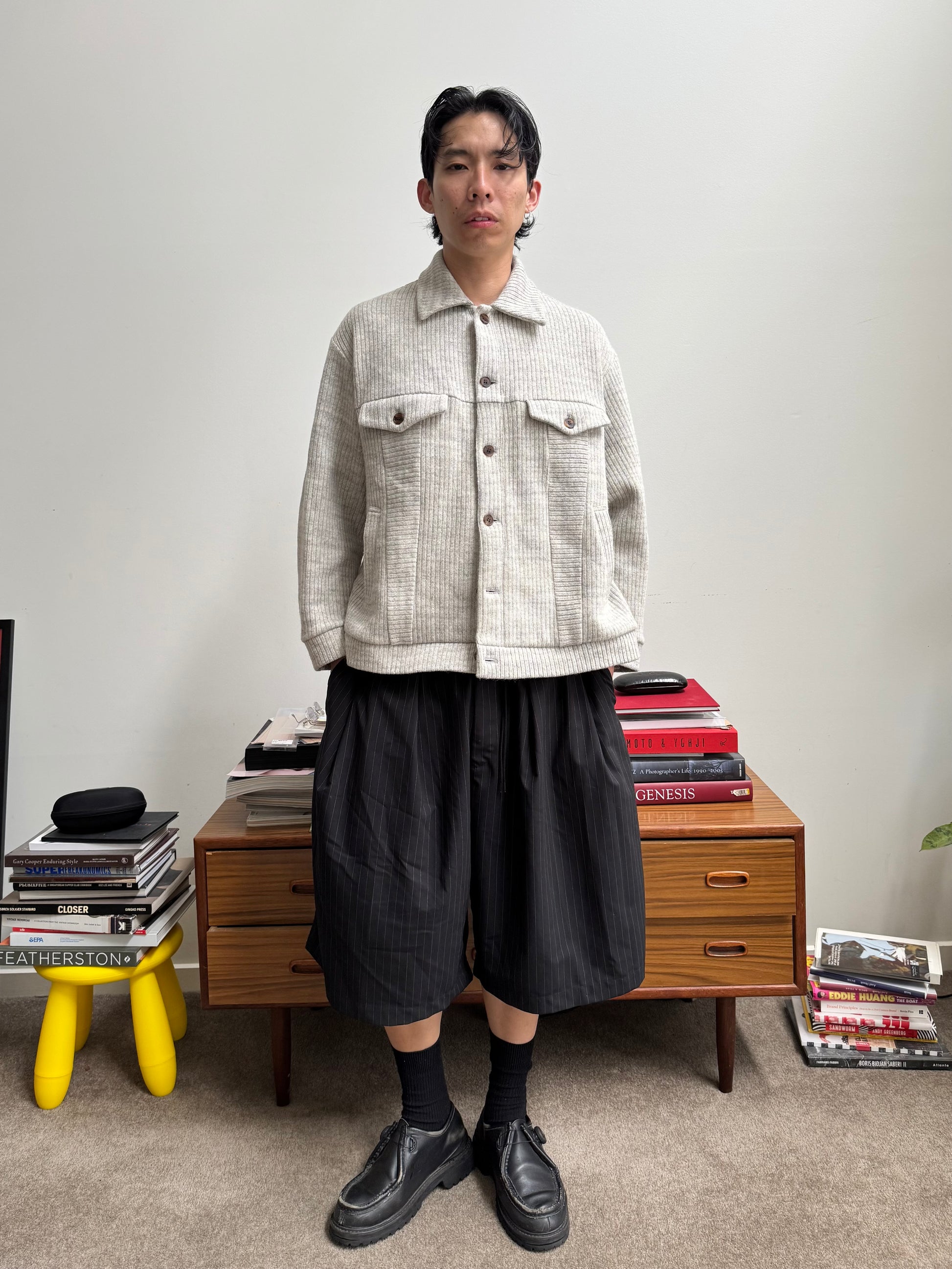 JieDa Wool Rib Jacket