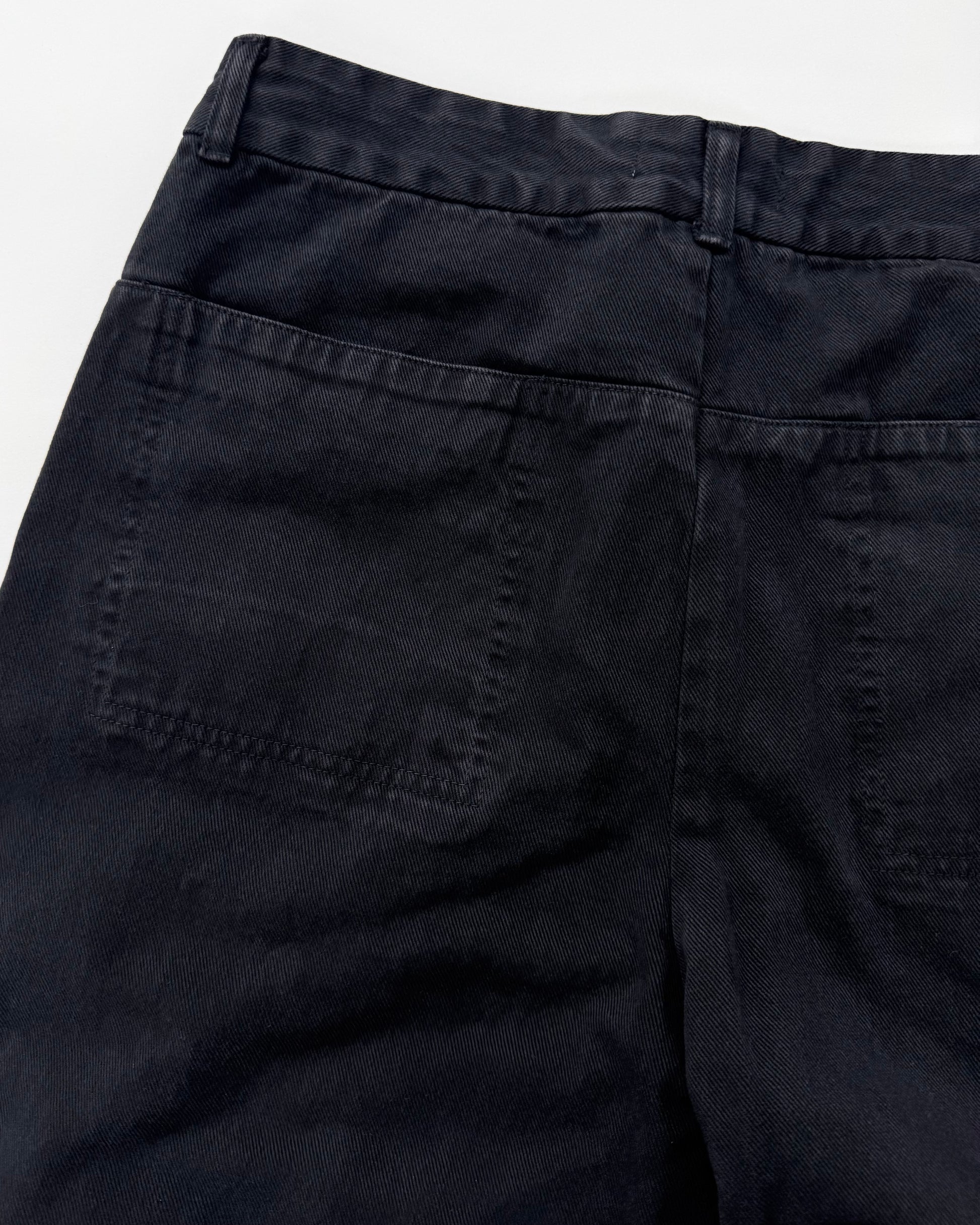 Amomento Garment Dyed Curved Seam Denim