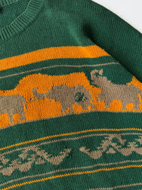 Undercover SS97 “Elephant” Intarsia Knit
