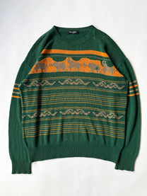 Undercover SS97 “Elephant” Intarsia Knit