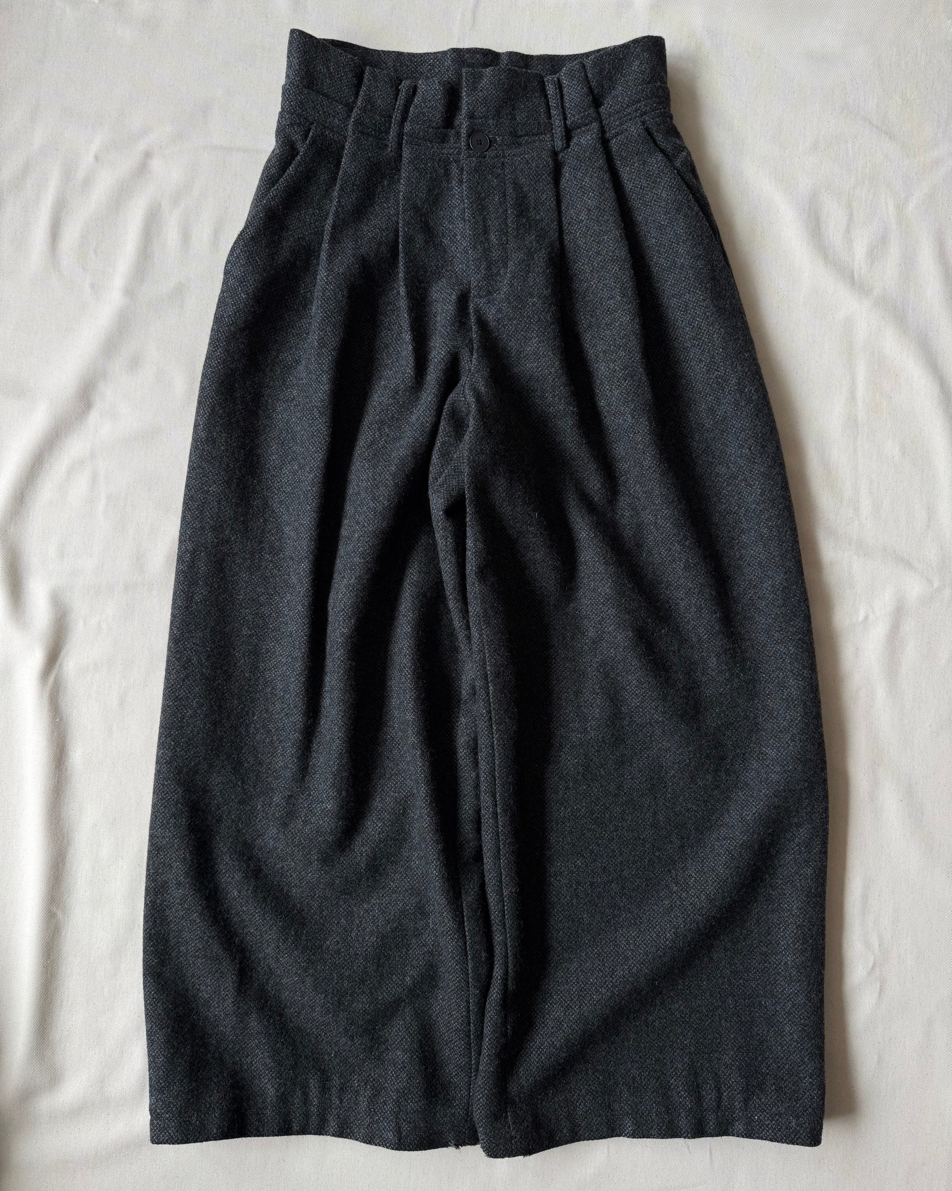 JCaesar Studio Pleated Wool Trousers