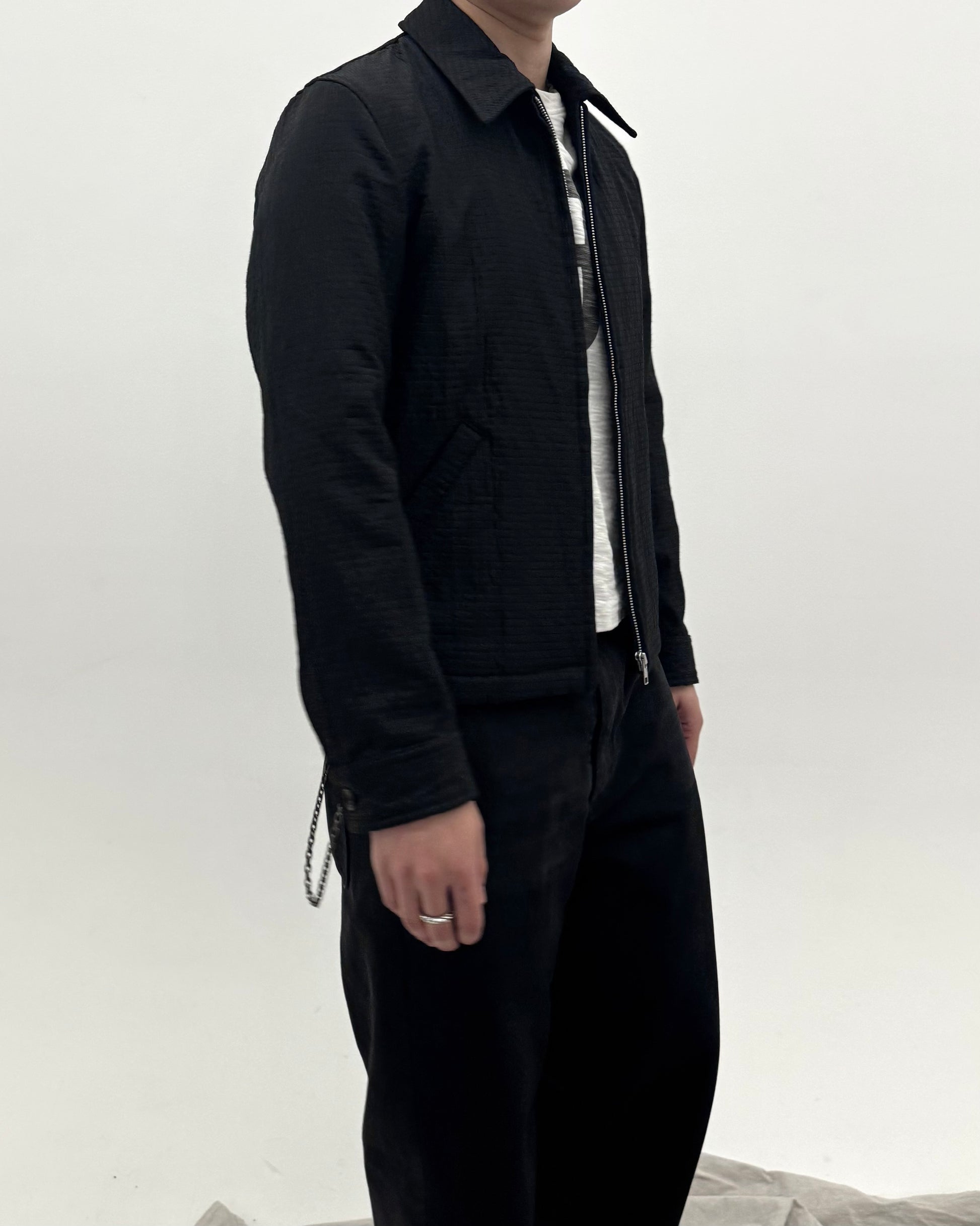 Comme des Garçons Homme AD2002 Textured Crinkle Blouson