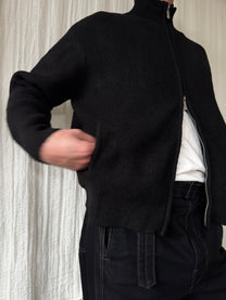 Opicloth Knitted Wool Zip-Up