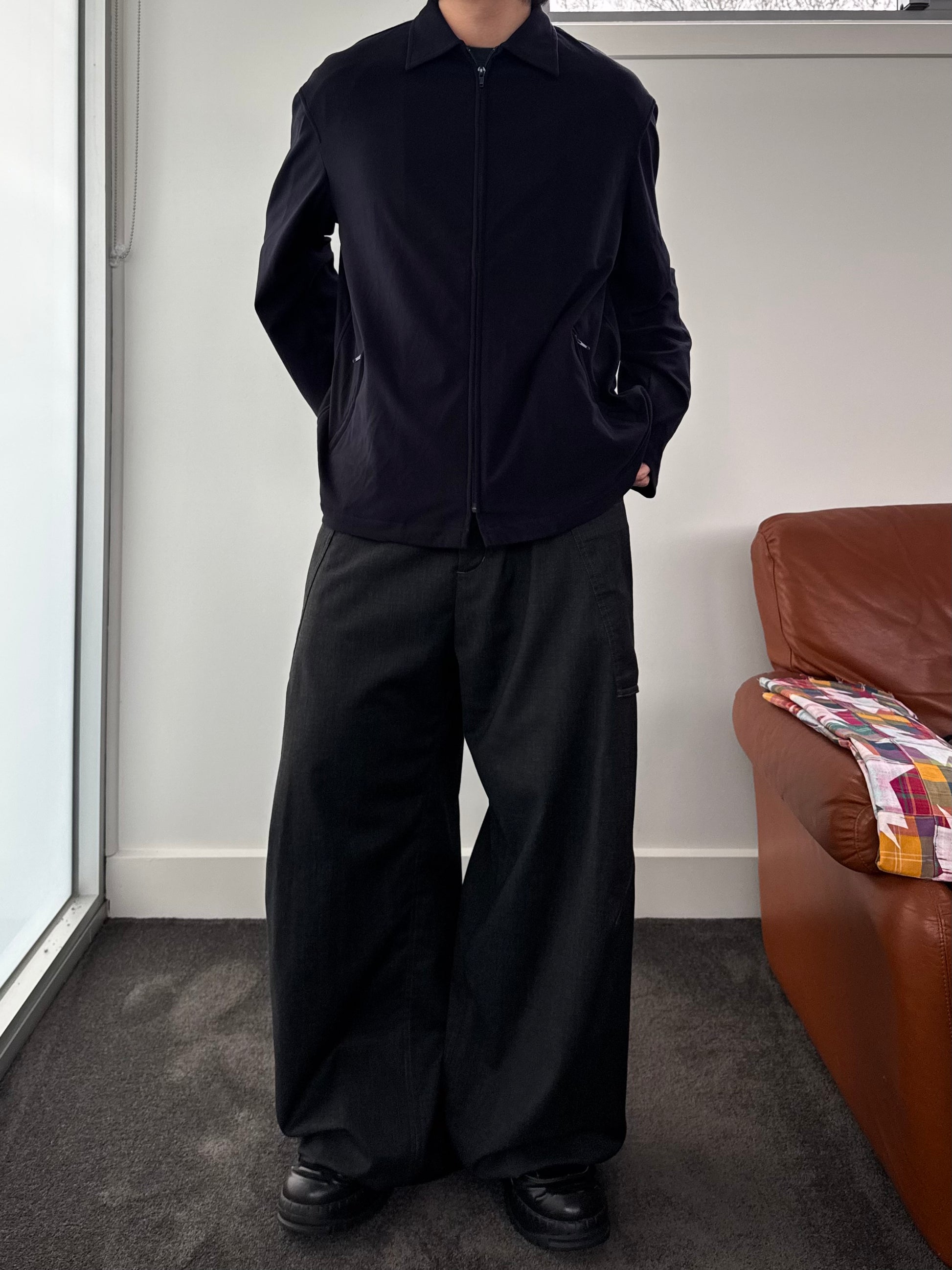 Y's for Men Light Fleece Zip Up Jacket