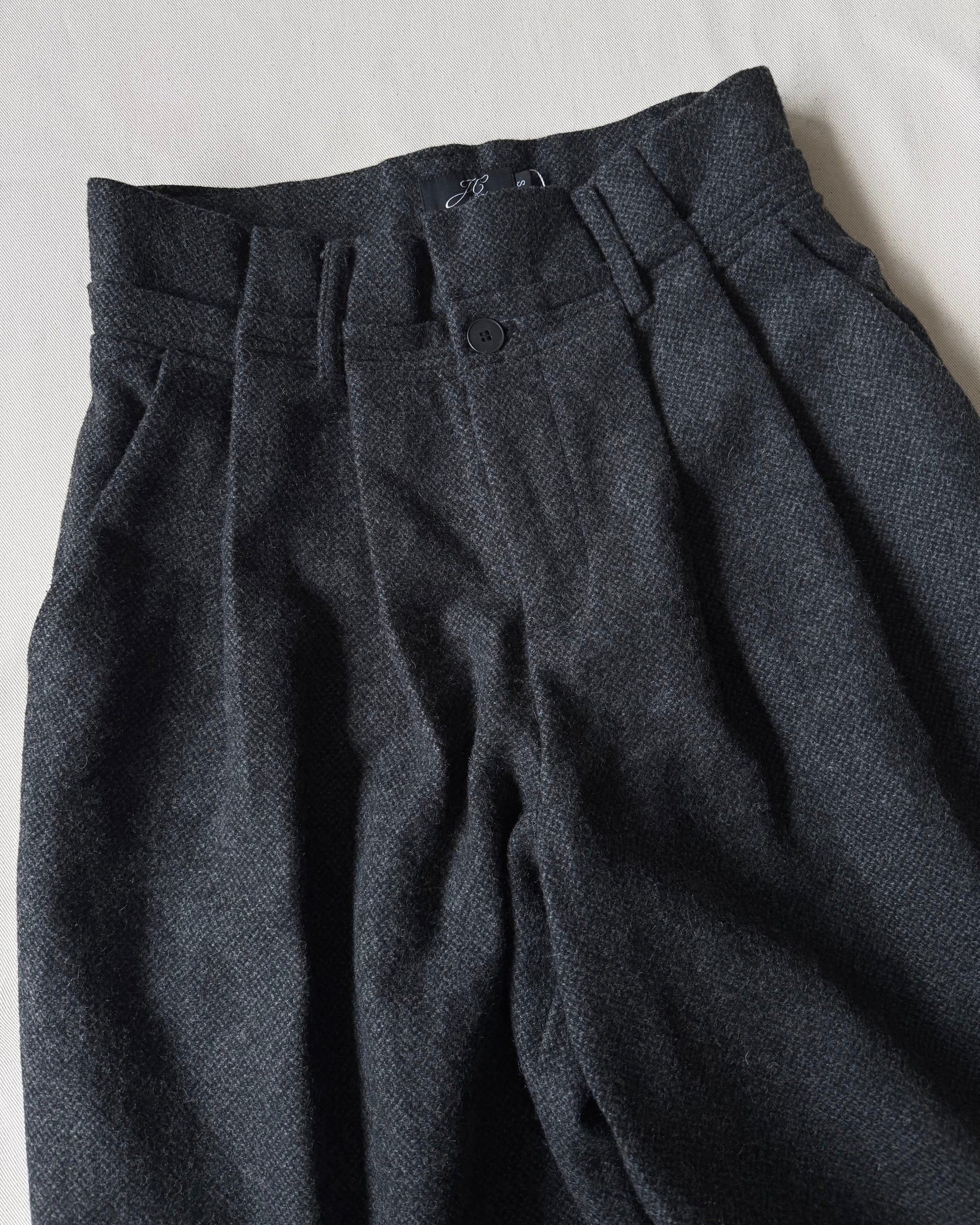 JCaesar Studio Pleated Wool Trousers