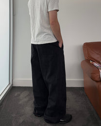 Amomento Garment Dyed Curved Seam Denim