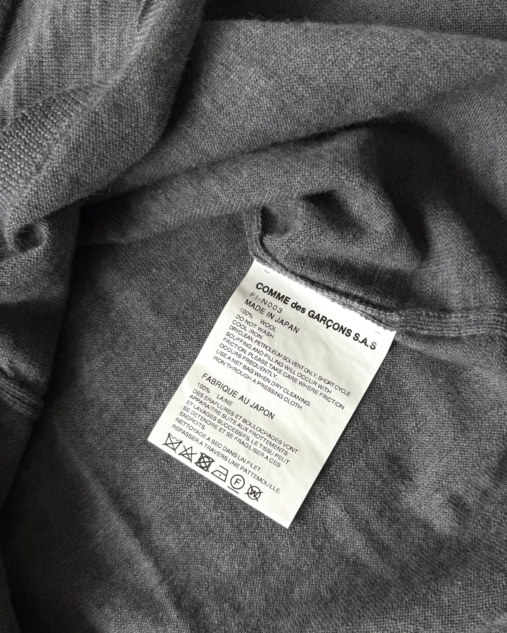 CDG SHIRT "Speech Bubble" Motif Pullover