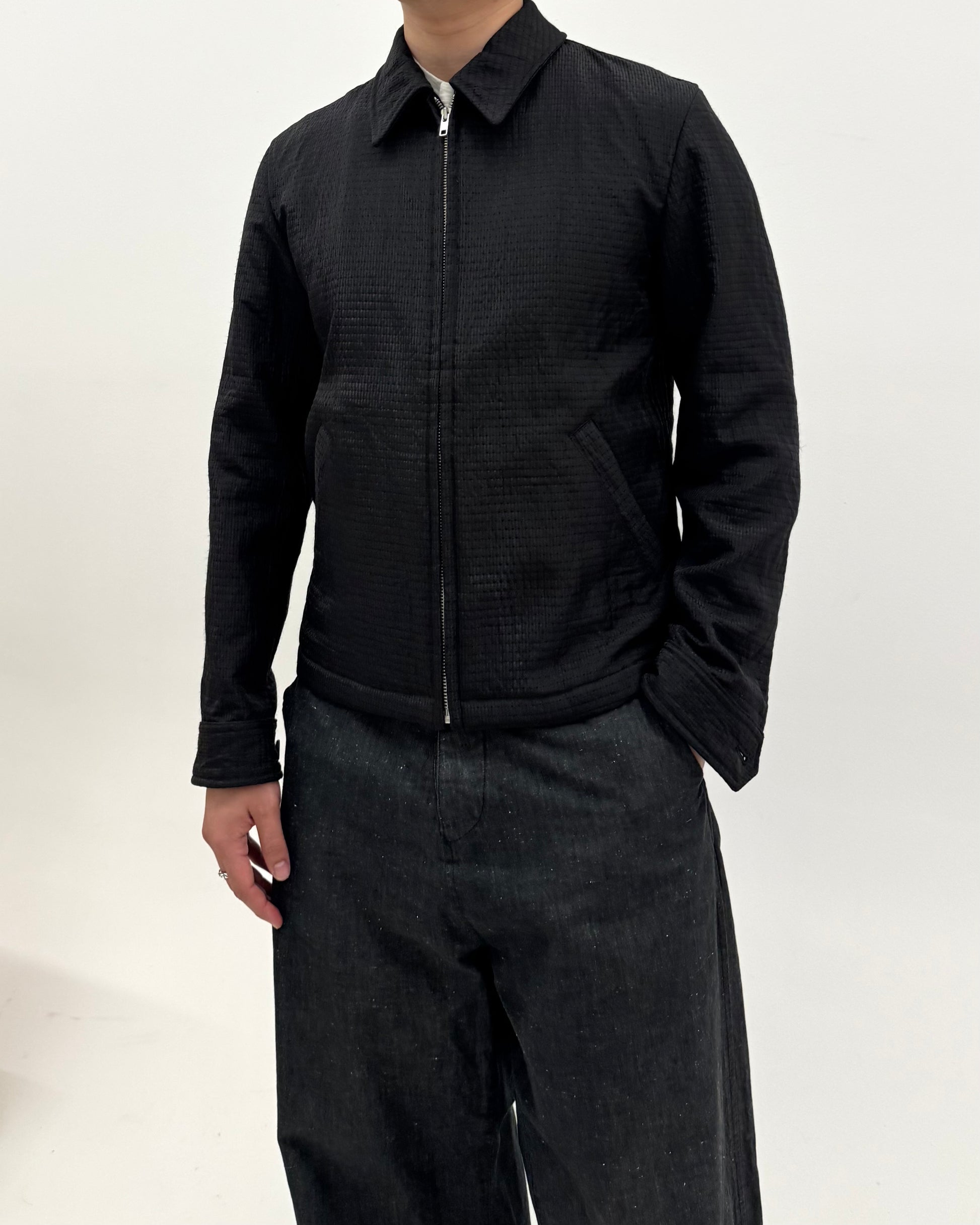 Comme des Garçons Homme AD2002 Textured Crinkle Blouson
