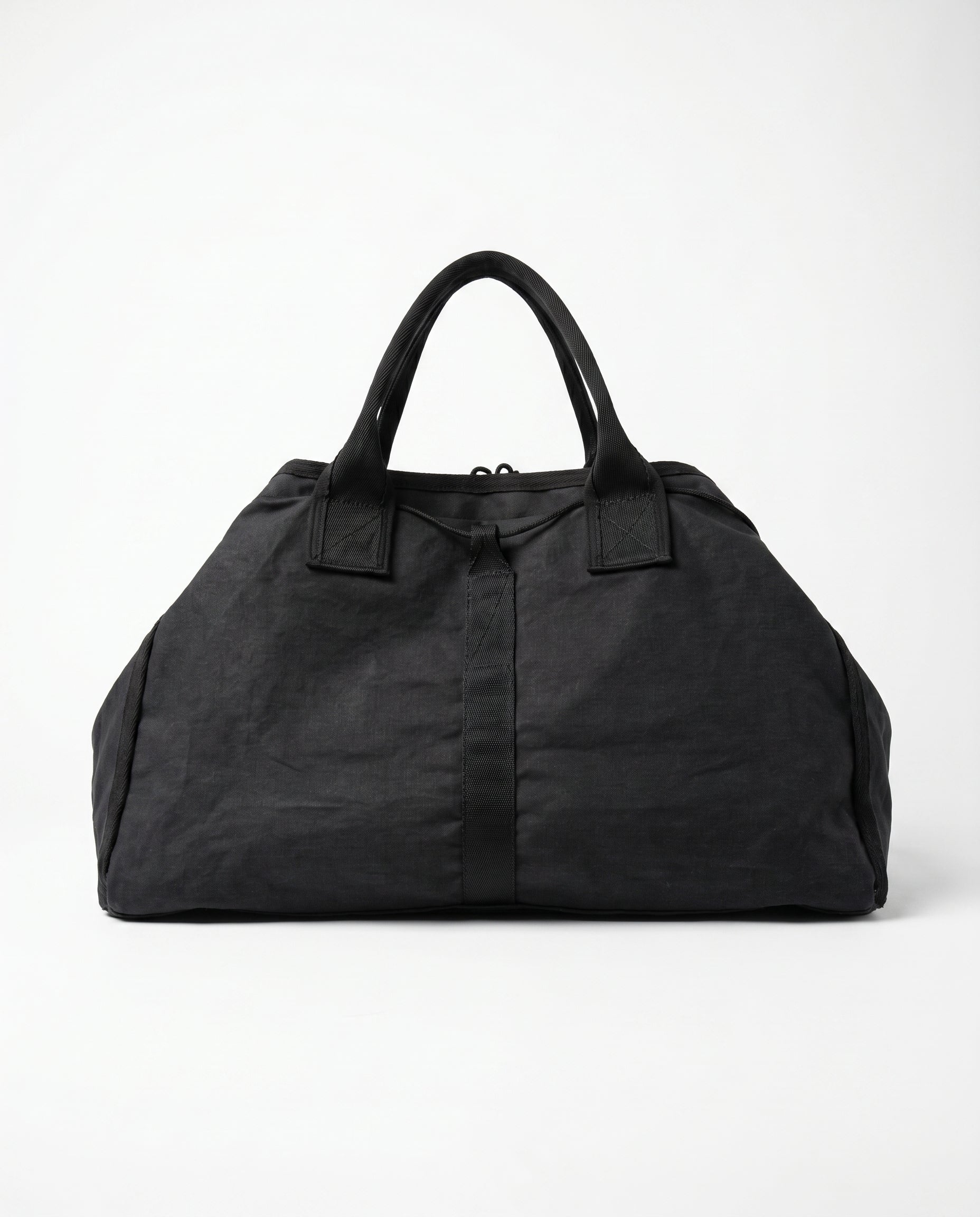 Comme des Garcons Logo Cotton Canvas Travel Duffle Bag 1990's