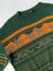 Undercover SS97 “Elephant” Intarsia Knit