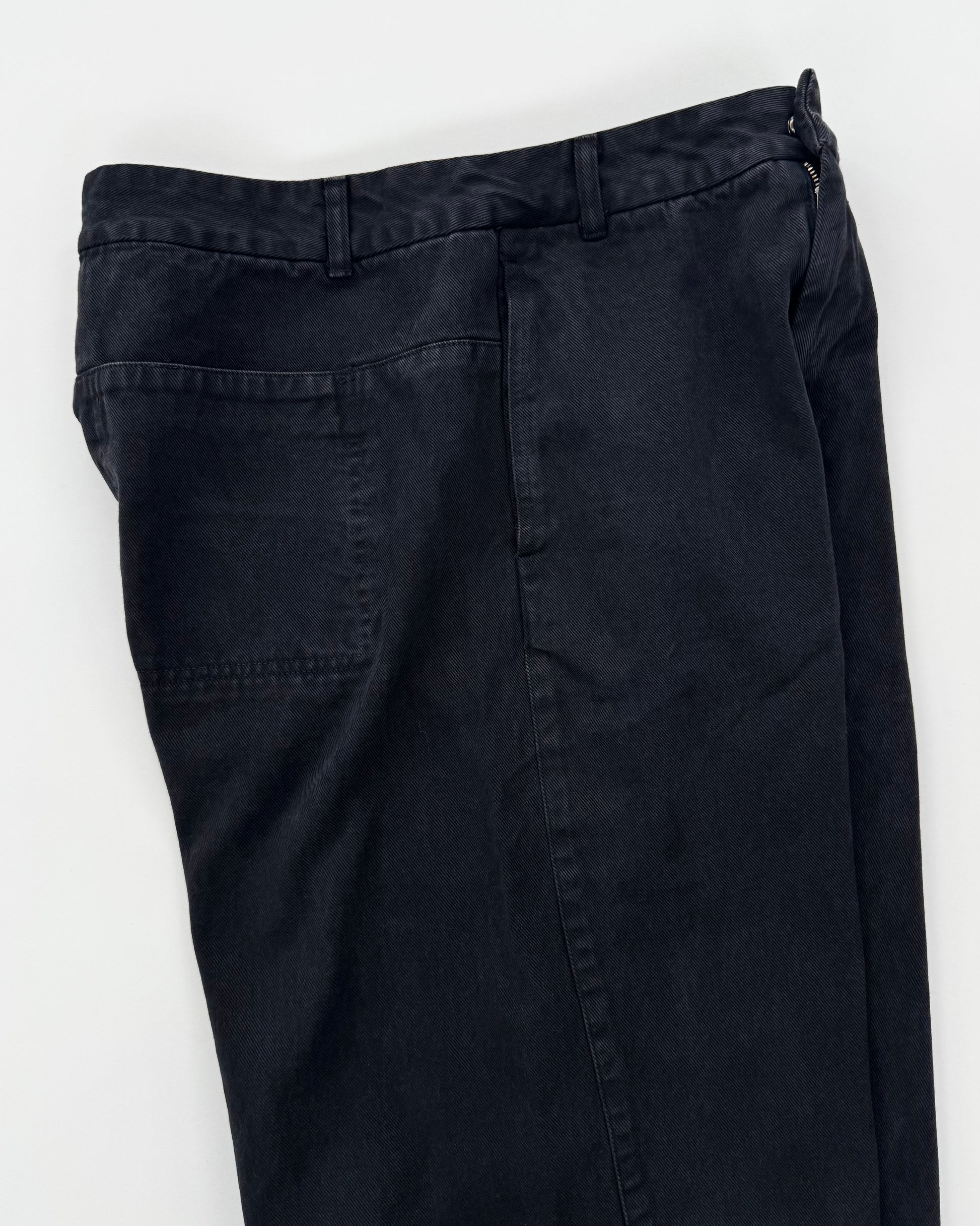 Amomento Garment Dyed Curved Seam Denim