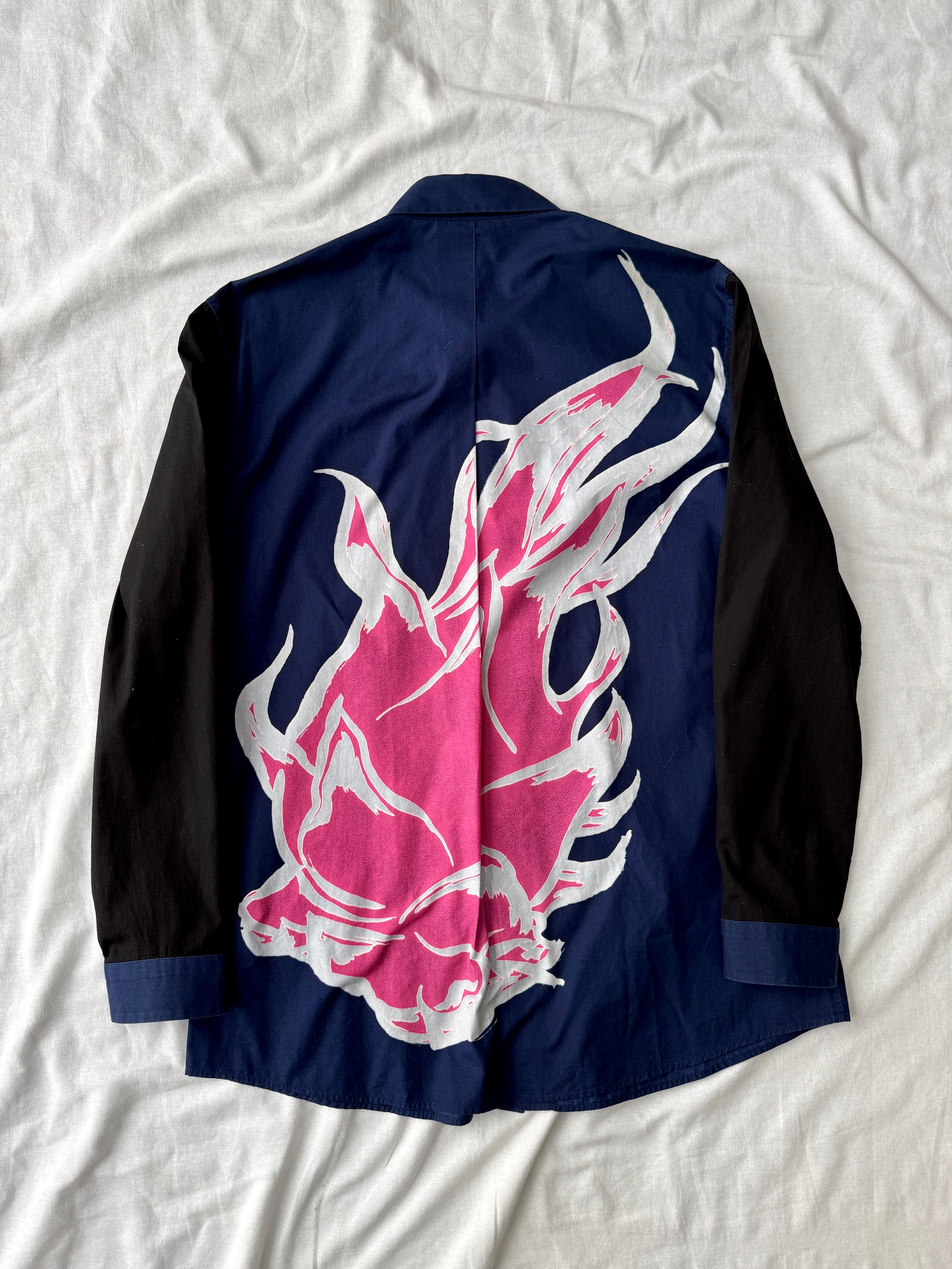 Issey Miyake Flames Rose Shirt