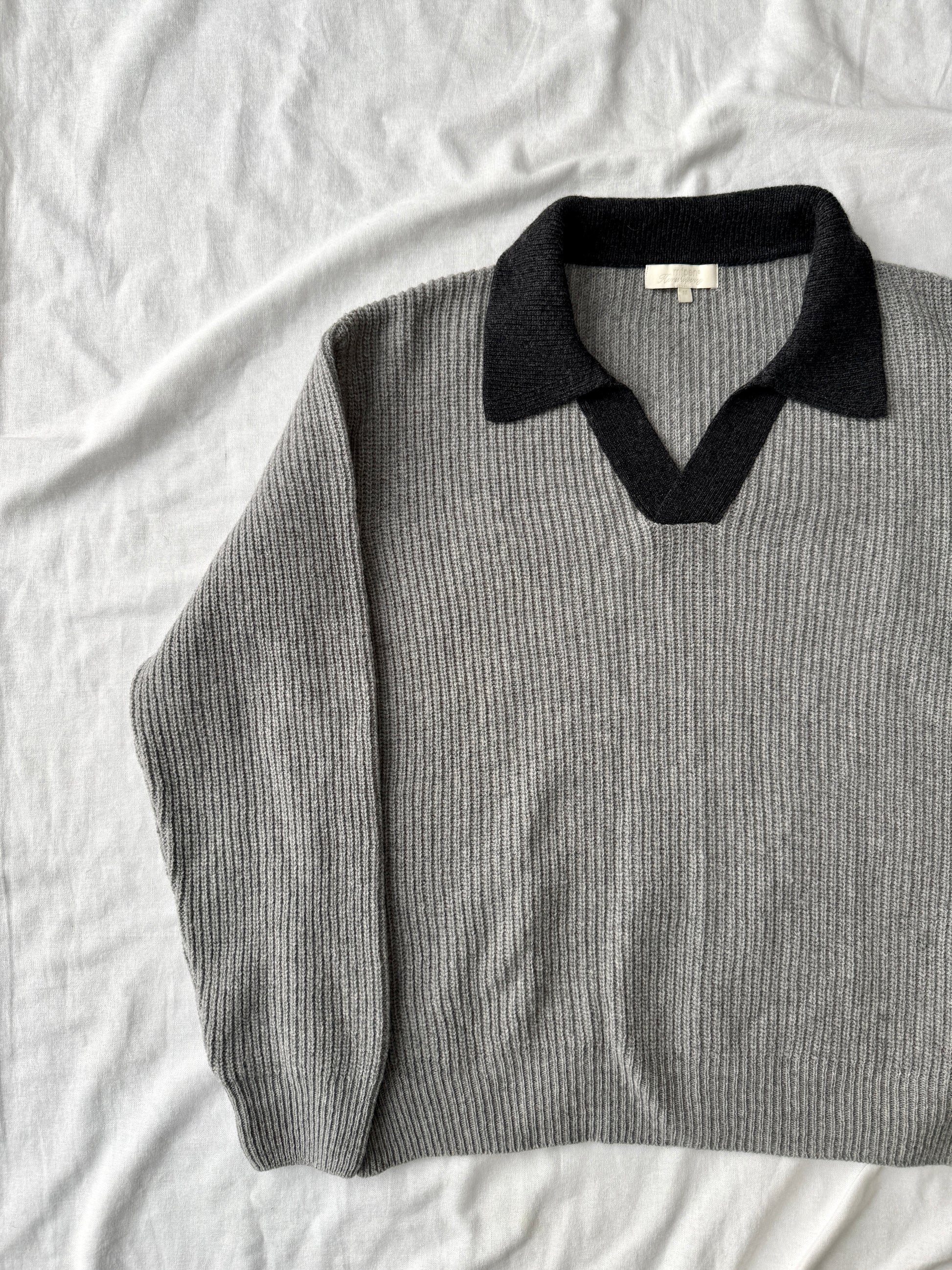 mfpen Contrast Knitted Polo