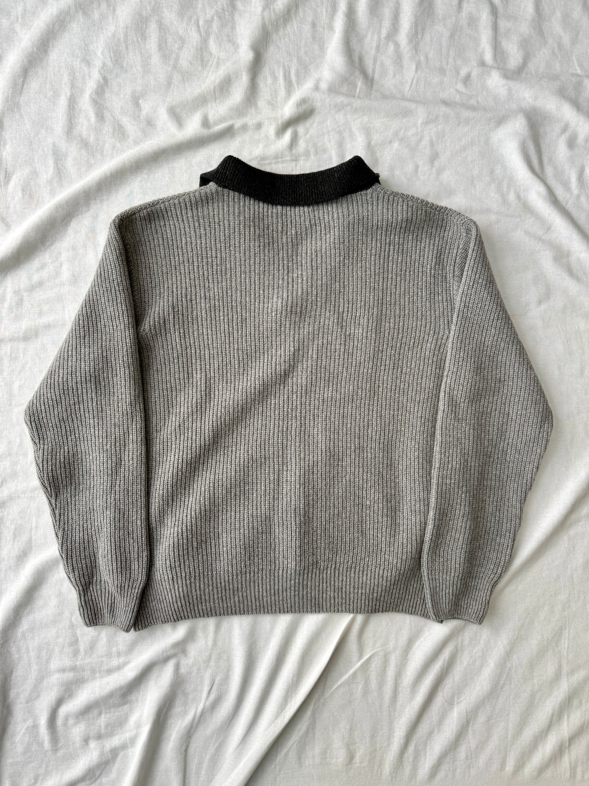 mfpen Contrast Knitted Polo