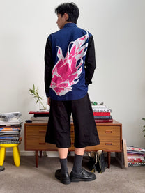 Issey Miyake Flames Rose Shirt