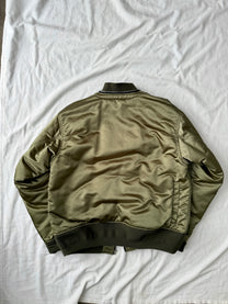 Meanswhile Loop Zip MA-1 Jacket