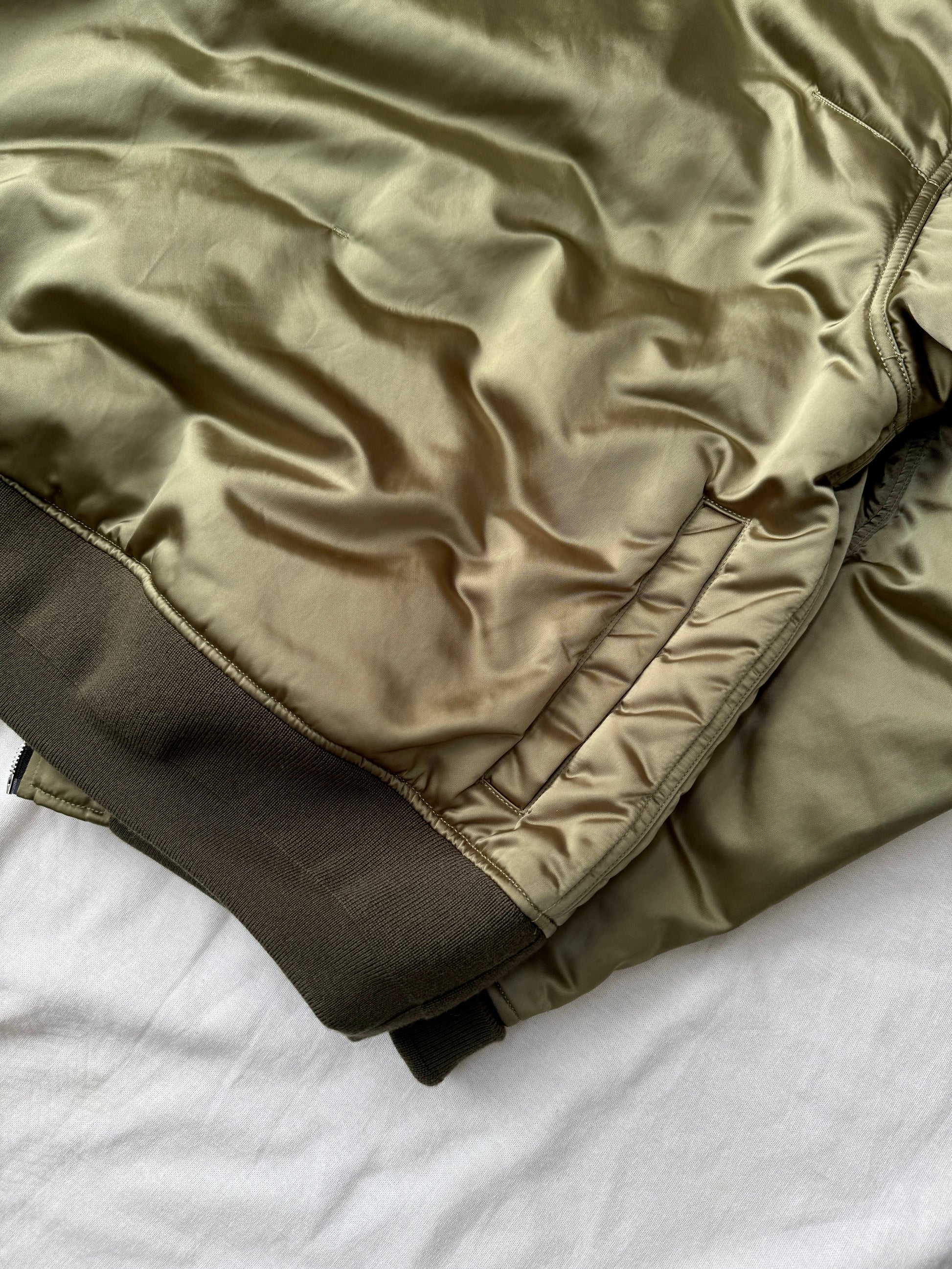 Meanswhile Loop Zip MA-1 Jacket