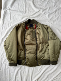 Meanswhile Loop Zip MA-1 Jacket