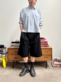 Taro Horiuchi Double Pleated Keyring Wide Shorts