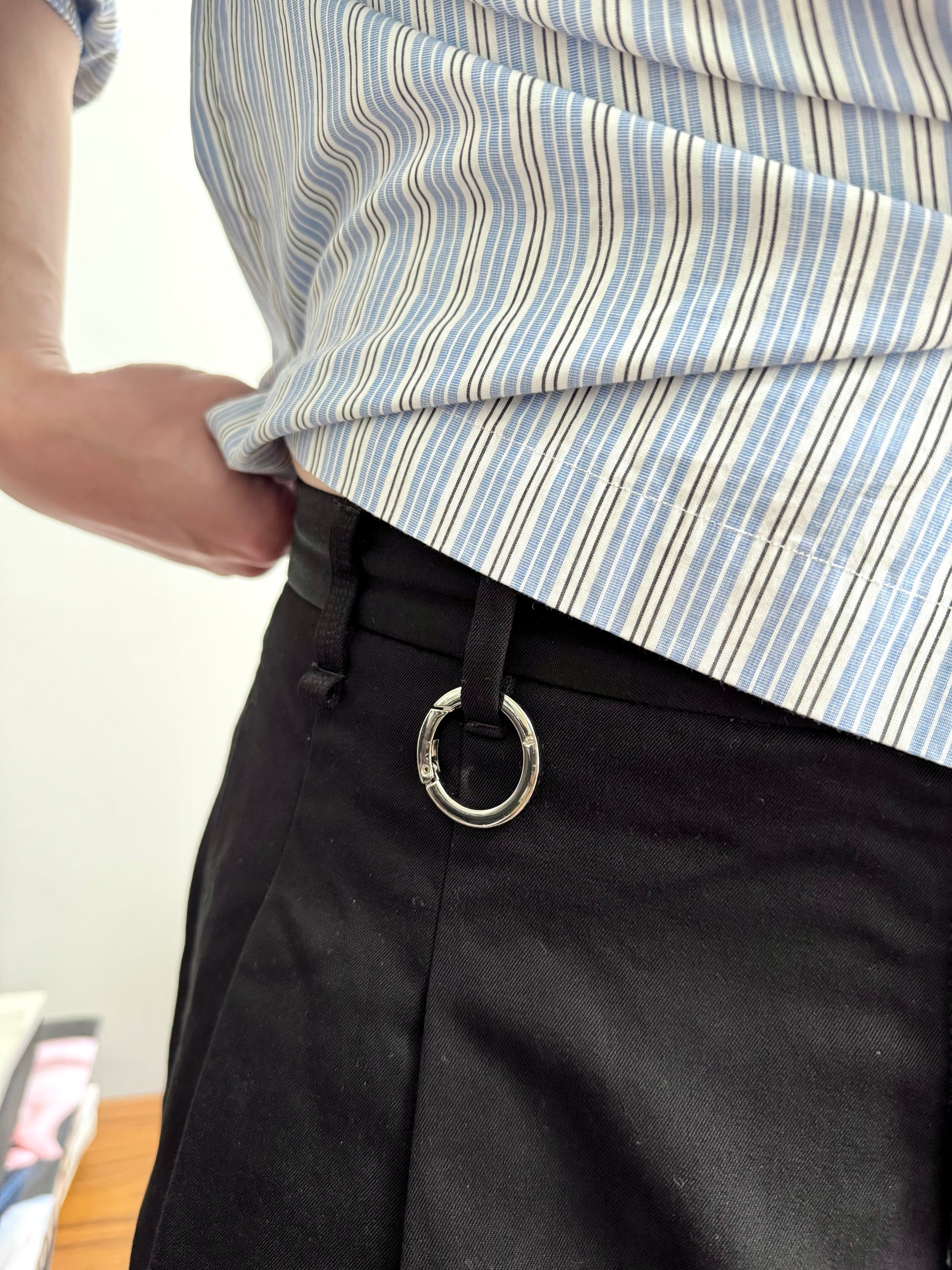 Taro Horiuchi Double Pleated Keyring Wide Shorts