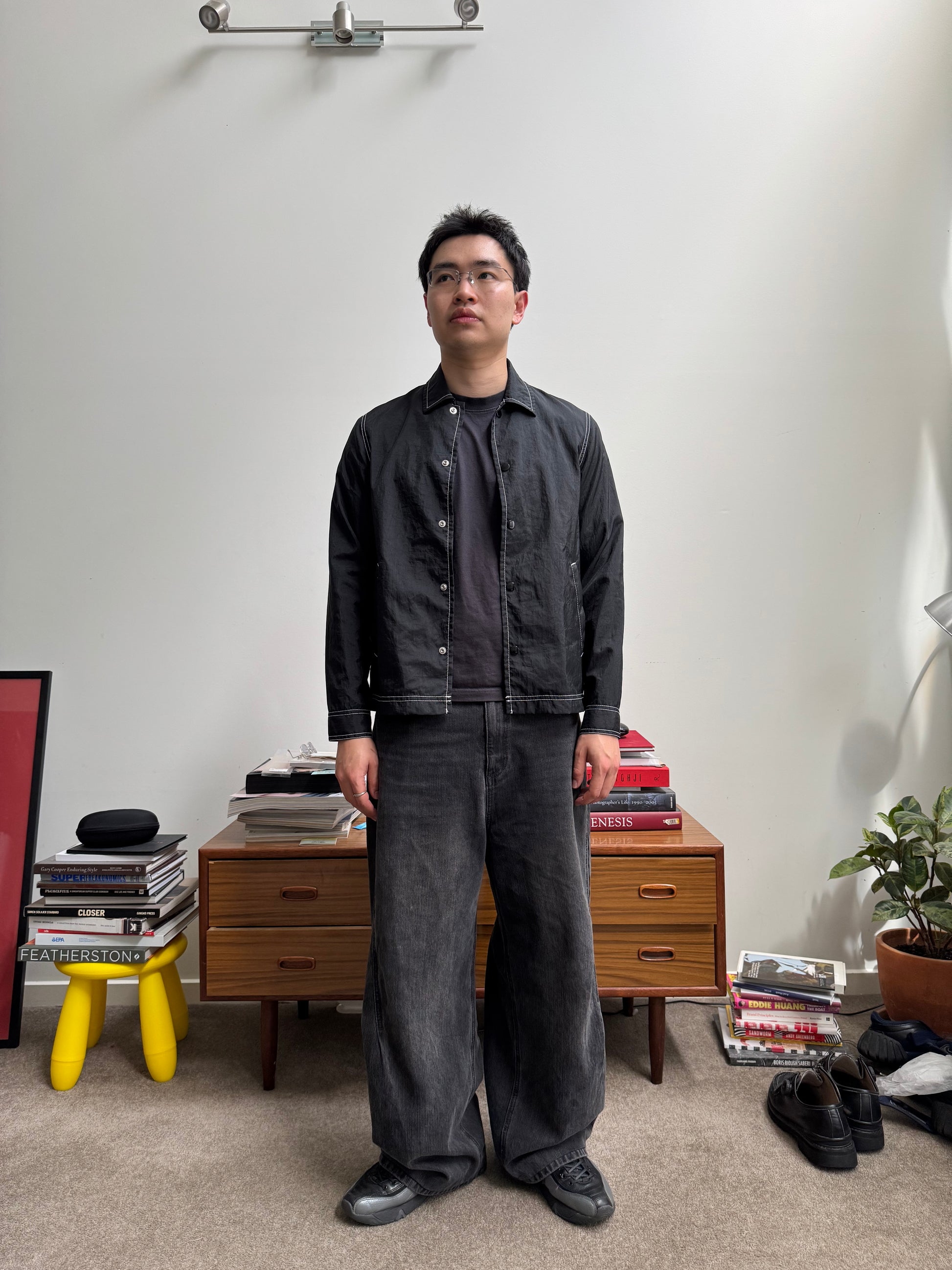 Ganryu Comme des Garcons Contrast Stitch Coach Jacket
