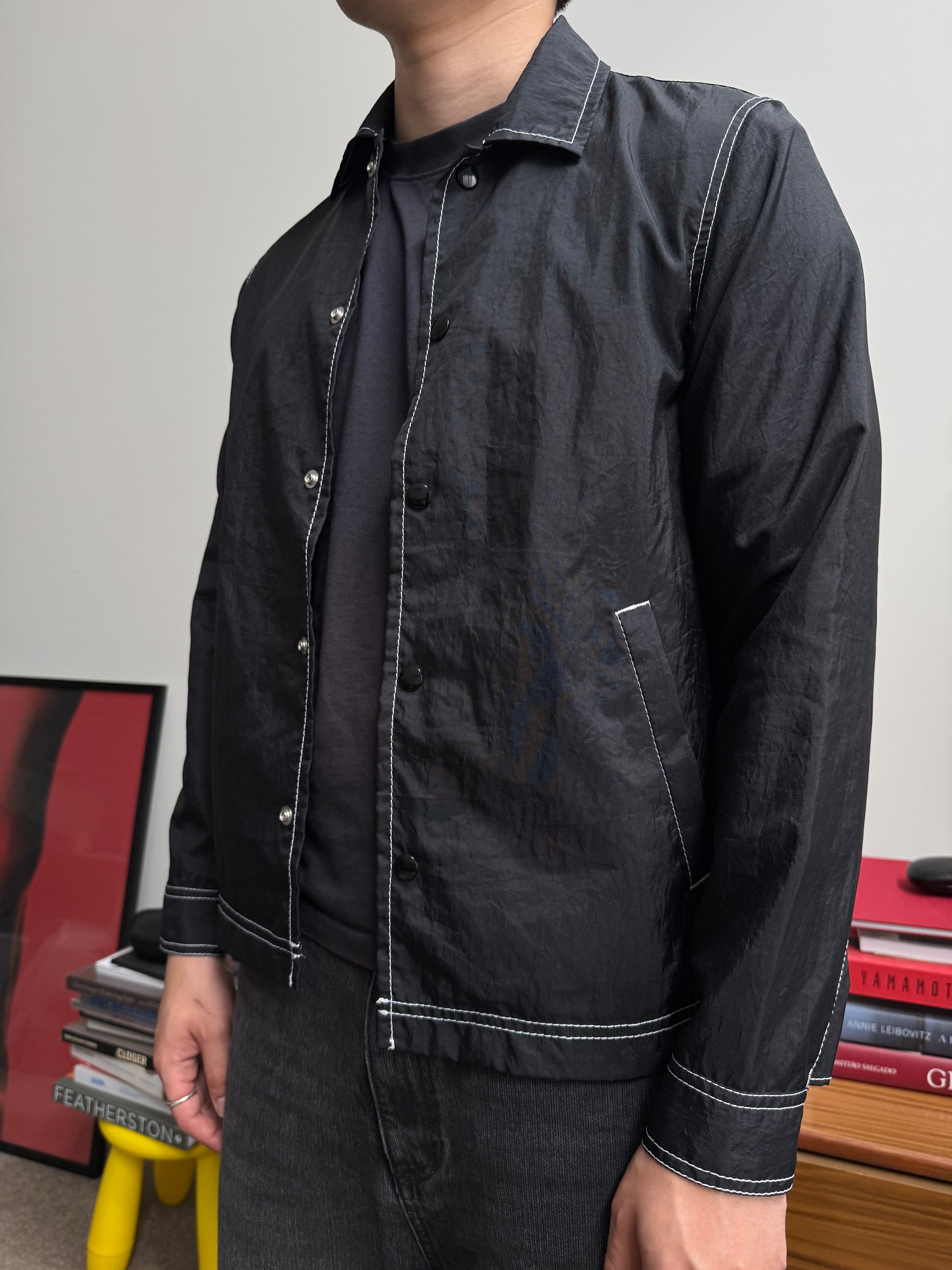 Ganryu Comme des Garcons Contrast Stitch Coach Jacket