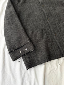 Marka Herringbone Wool Chore Coat