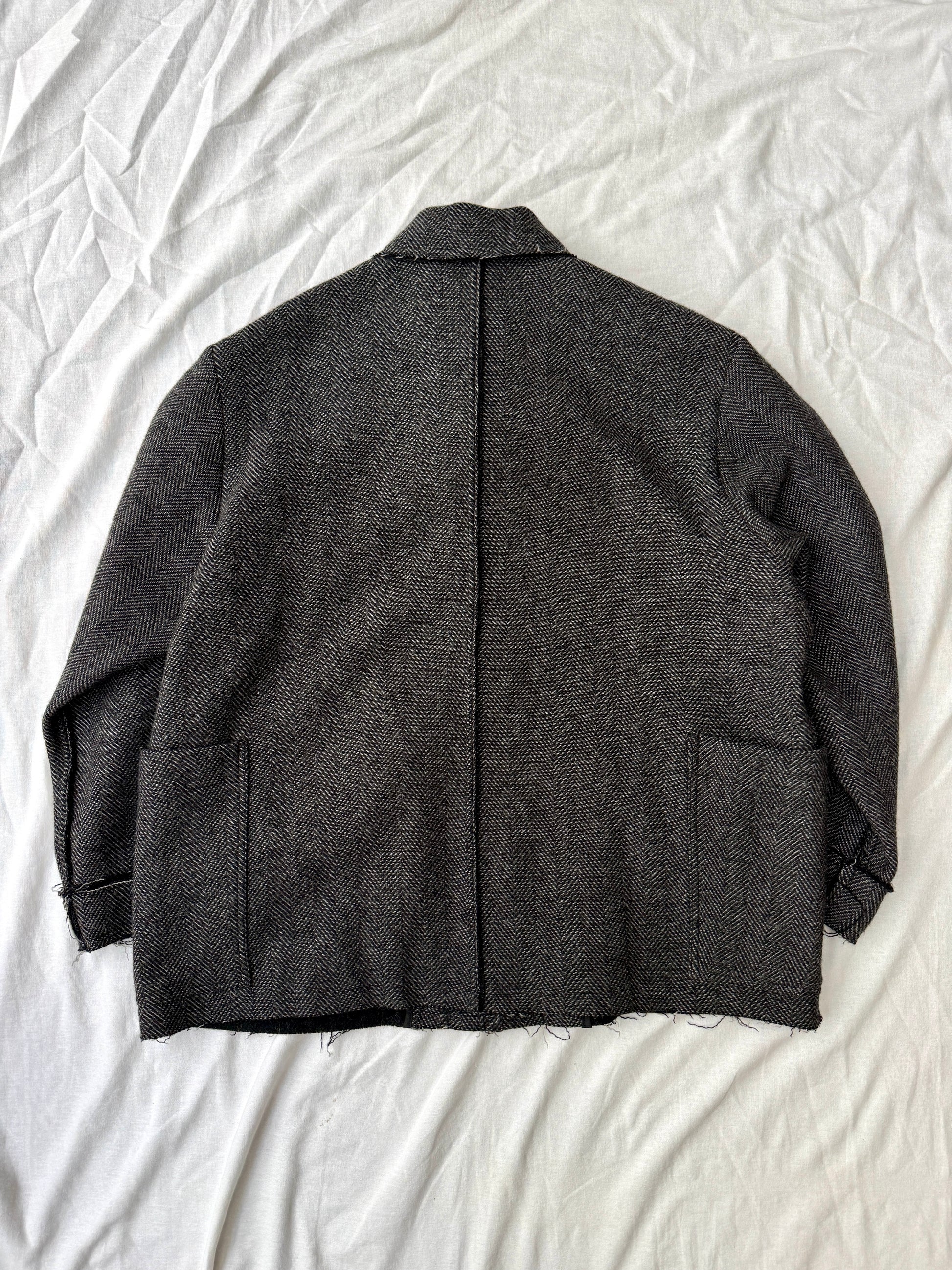 Marka Herringbone Wool Chore Coat