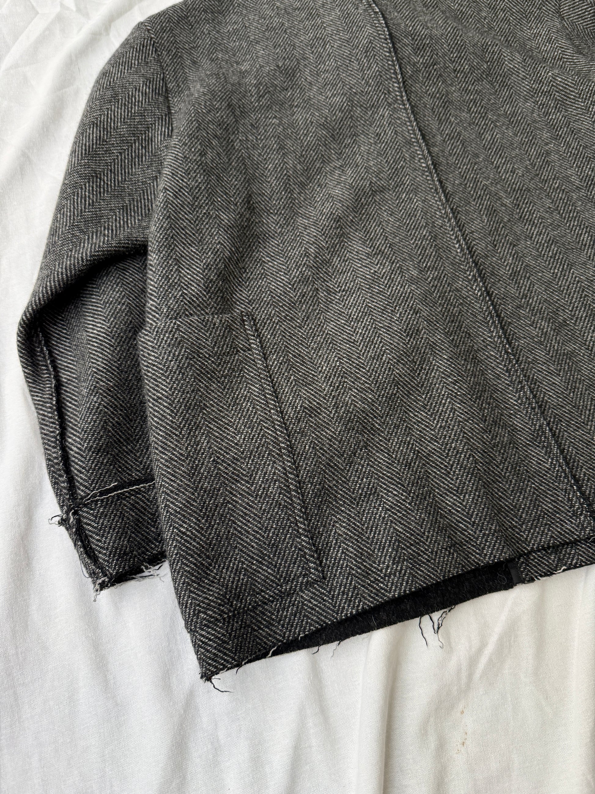 Marka Herringbone Wool Chore Coat