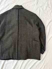 Marka Herringbone Wool Chore Coat