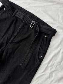 Public Tokyo Shiota Belted 12.5oz Denim Pants