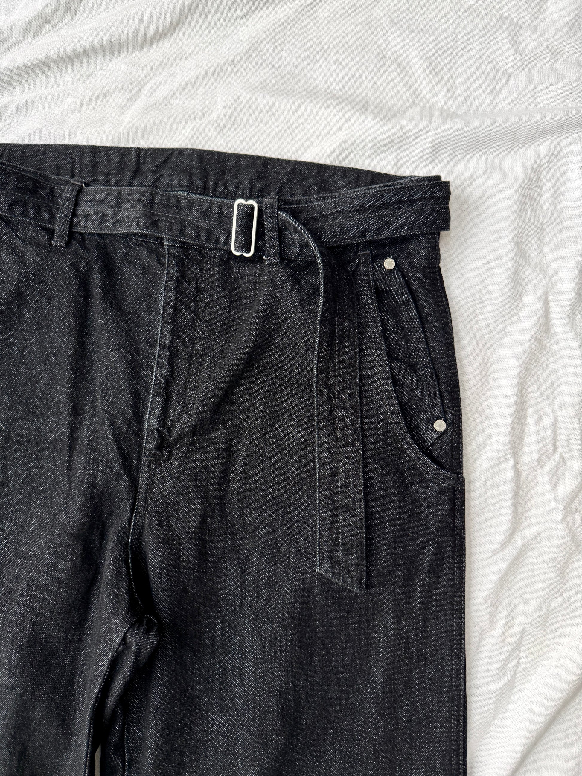 Public Tokyo Shiota Belted 12.5oz Denim Pants