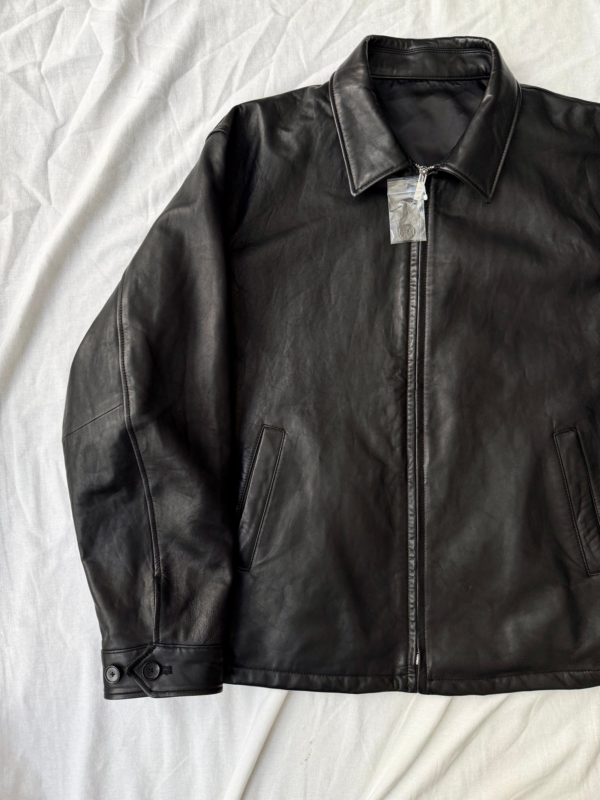 Beams Sheep Skin Leather Jacket
