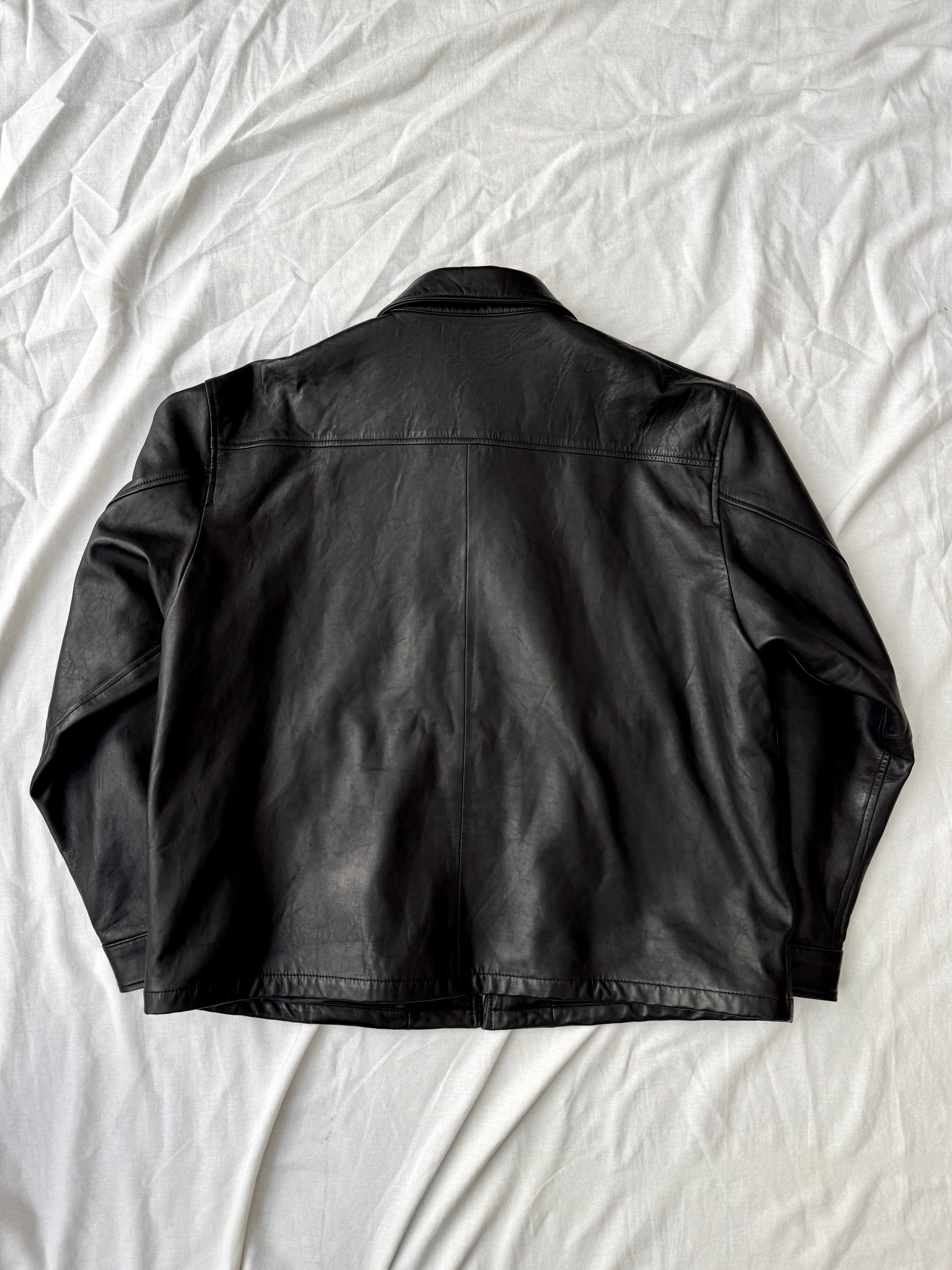 Beams Sheep Skin Leather Jacket