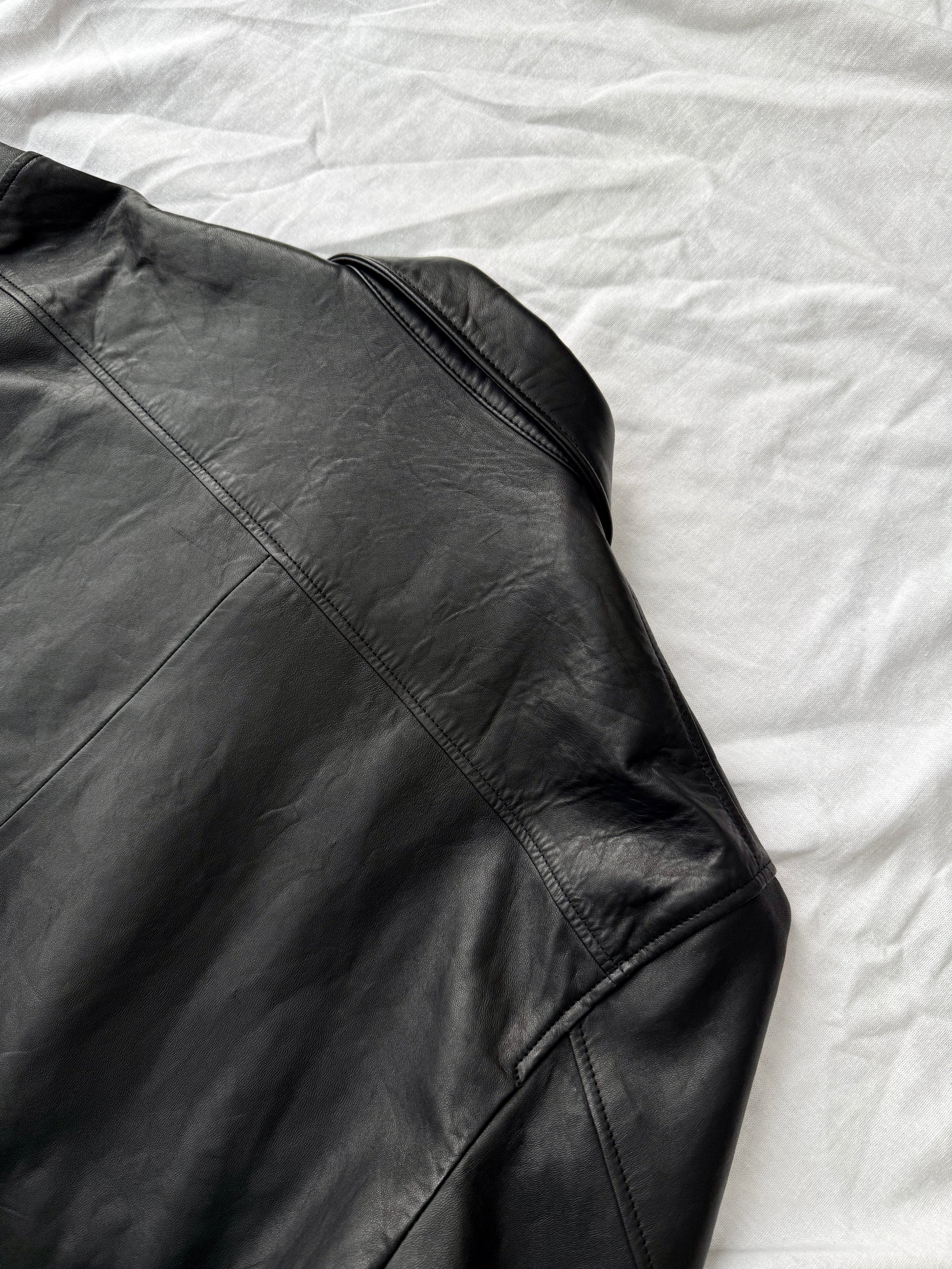 Beams Sheep Skin Leather Jacket