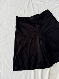 Comme des Garcons Star Boiled Polyester Wide Shorts