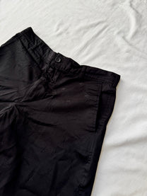 Comme des Garcons Star Boiled Polyester Wide Shorts