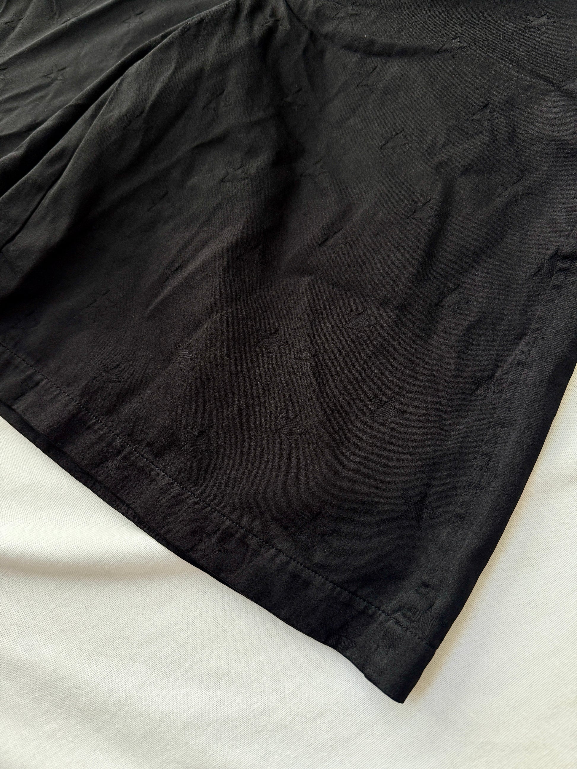 Comme des Garcons Star Boiled Polyester Wide Shorts