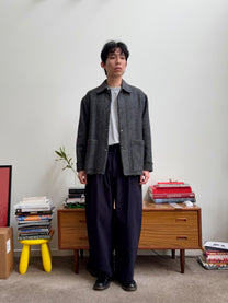 Marka Herringbone Wool Chore Coat