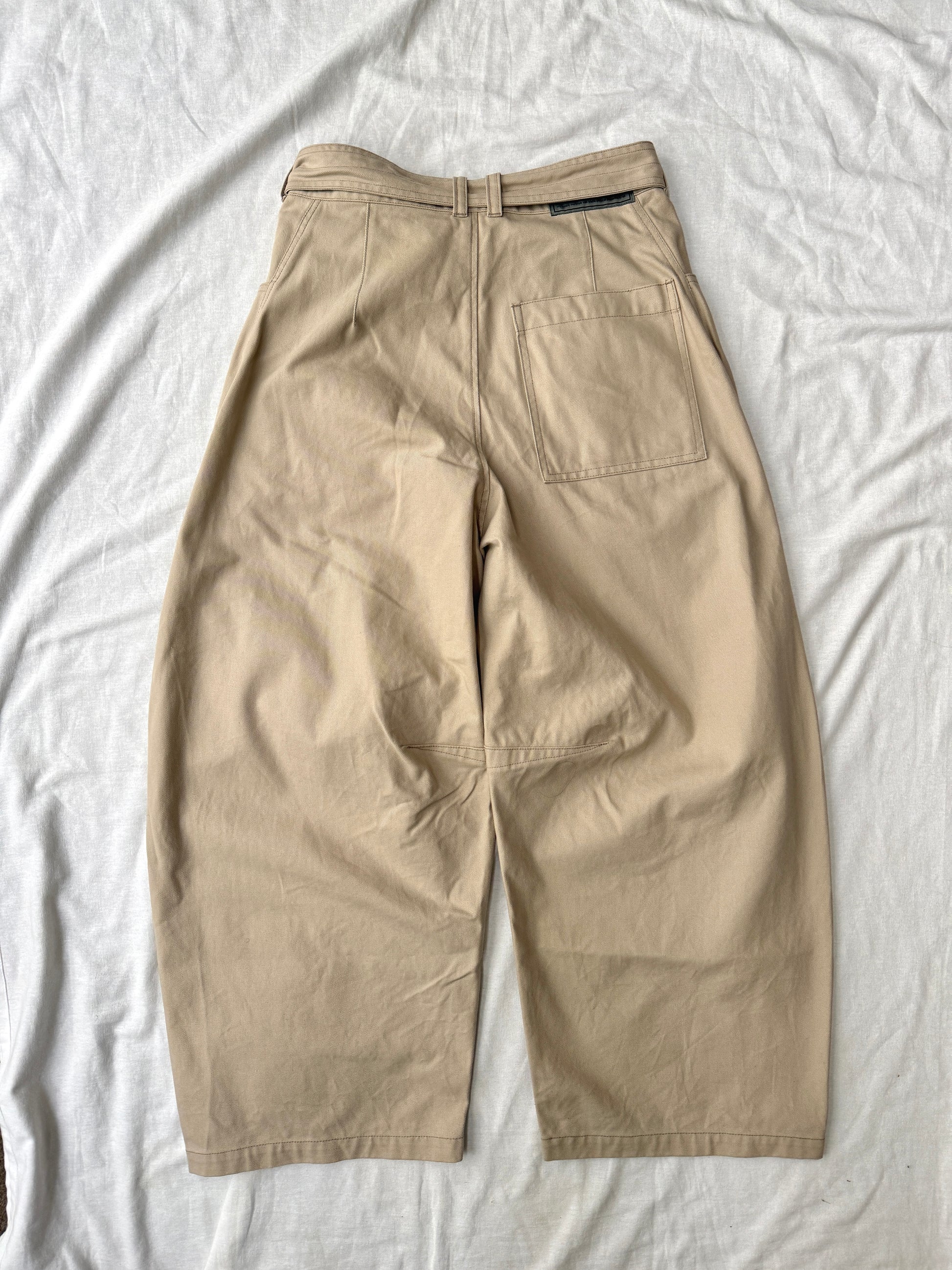 Public Tokyo Shiota J-Curved Belted Canvas Pants