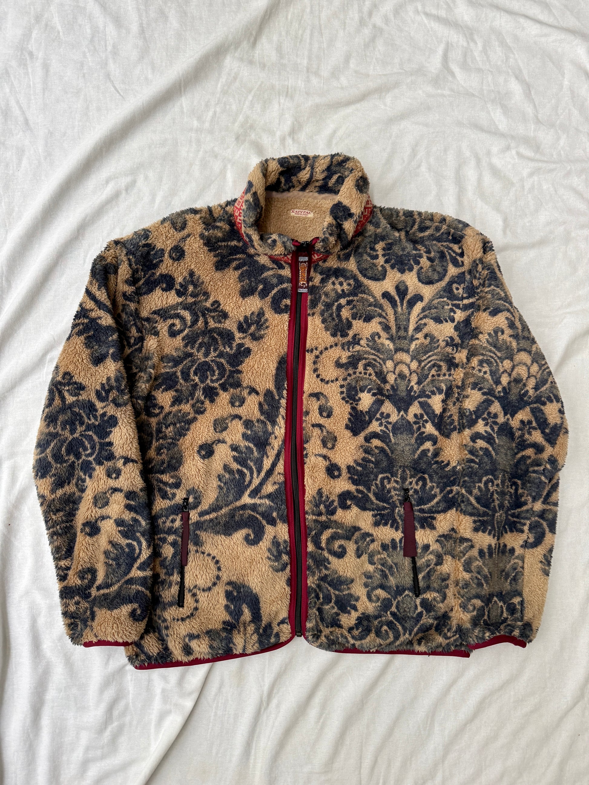 Kapital Damask Zip Fleece