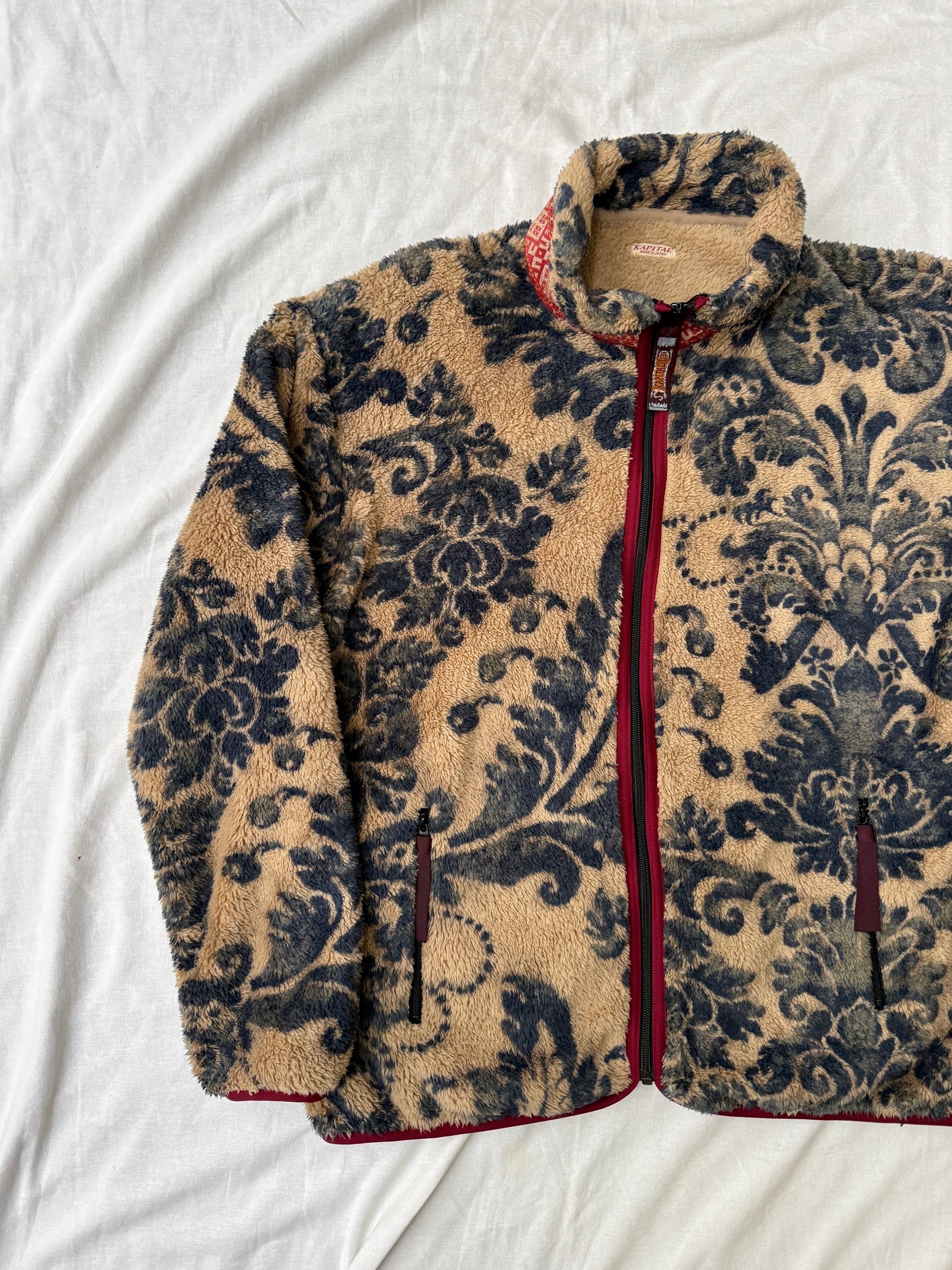 Kapital Damask Zip Fleece