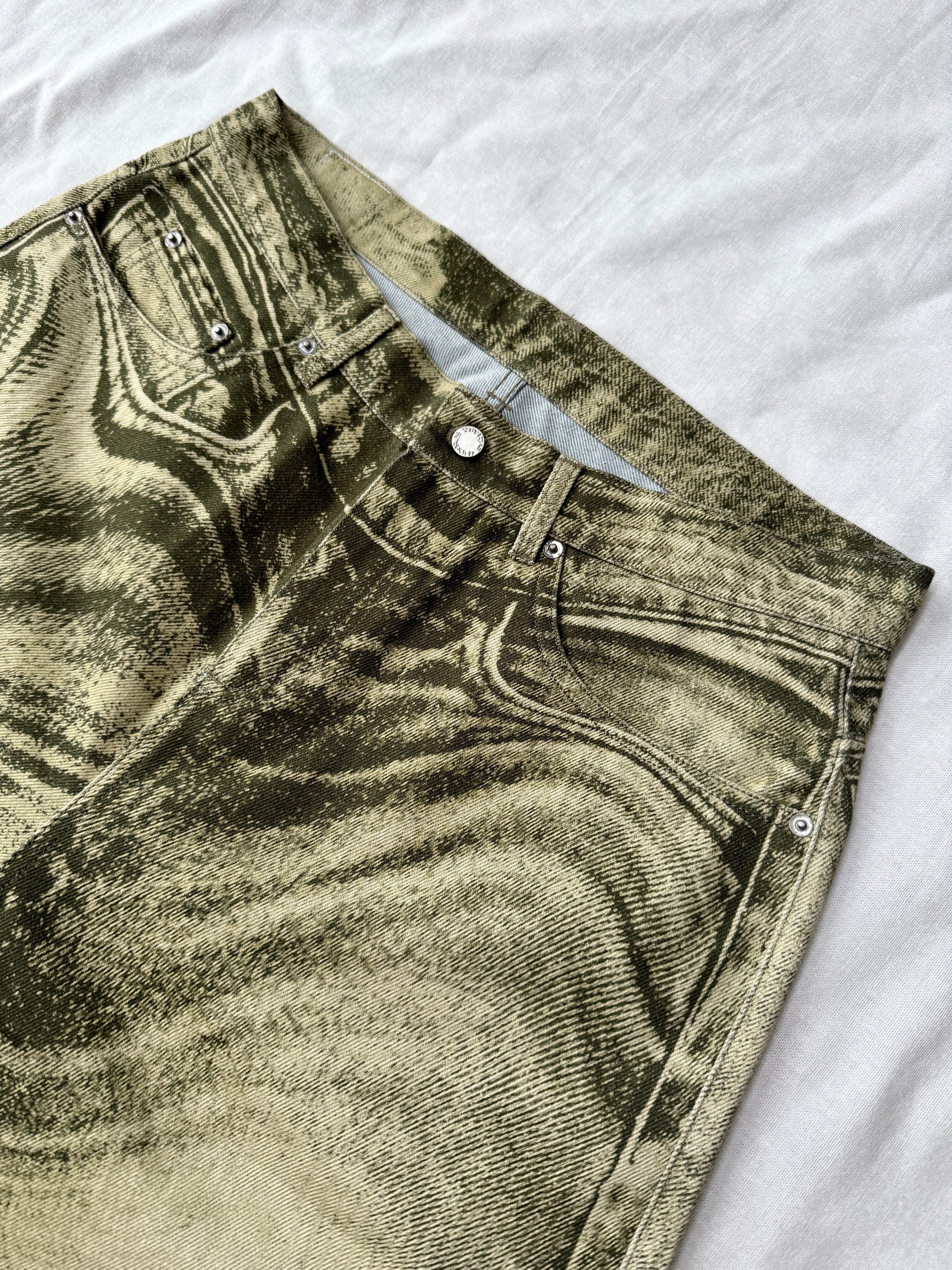Camperlab Distorted Distressed Denim Shorts