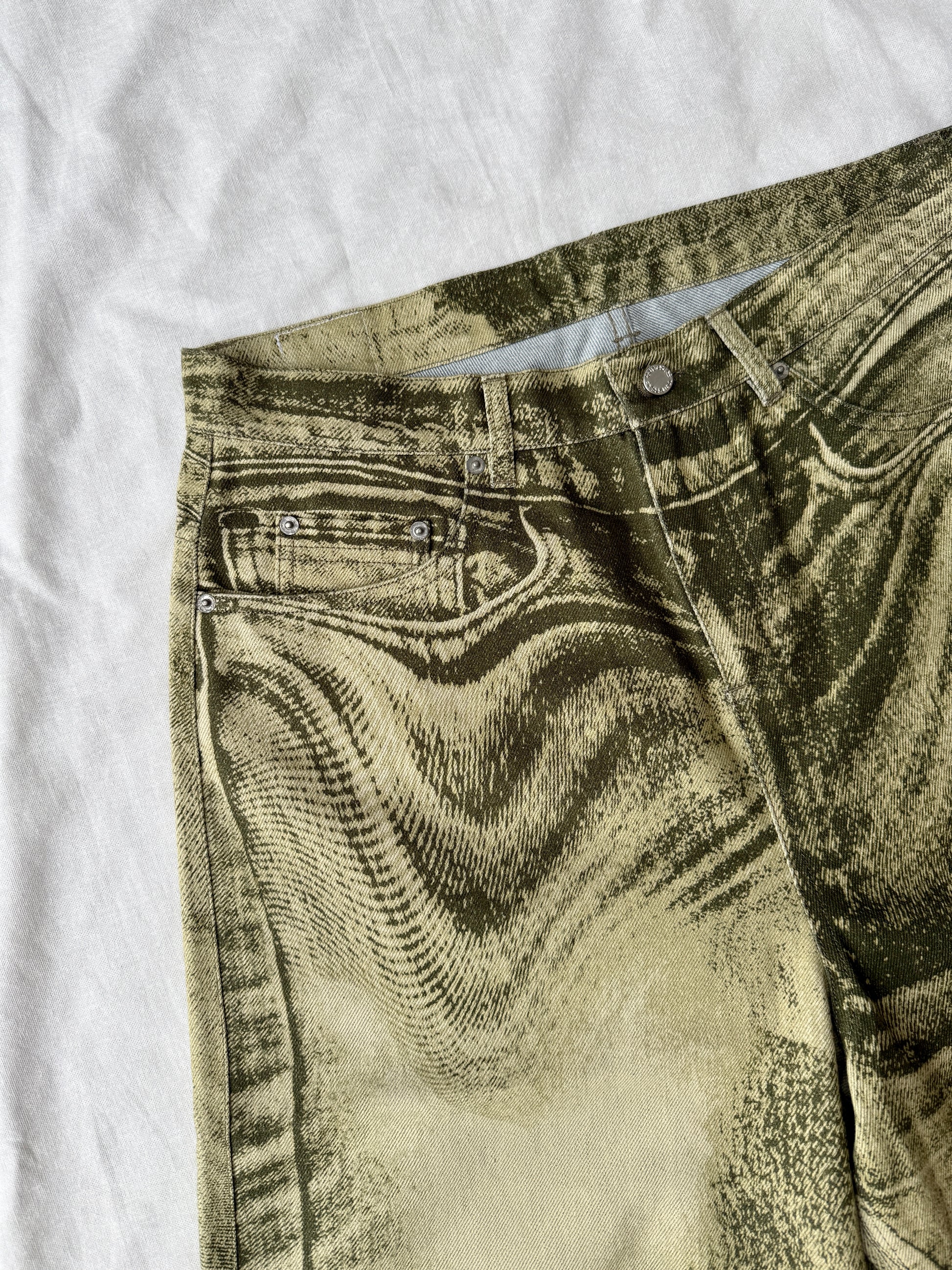 Camperlab Distorted Distressed Denim Shorts