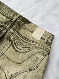 Camperlab Distorted Distressed Denim Shorts