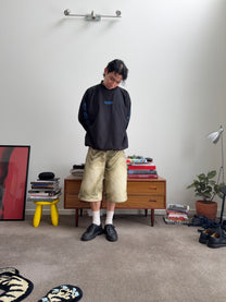 Camperlab Distorted Distressed Denim Shorts