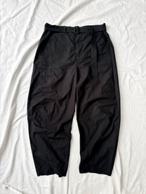 Lemaire Twisted Belted Pants - Faded Black