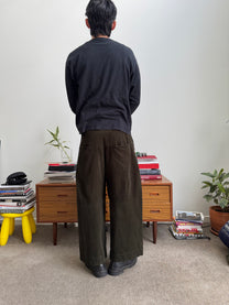 Shinya Kozuka Olive Corduroy Baggy Pants