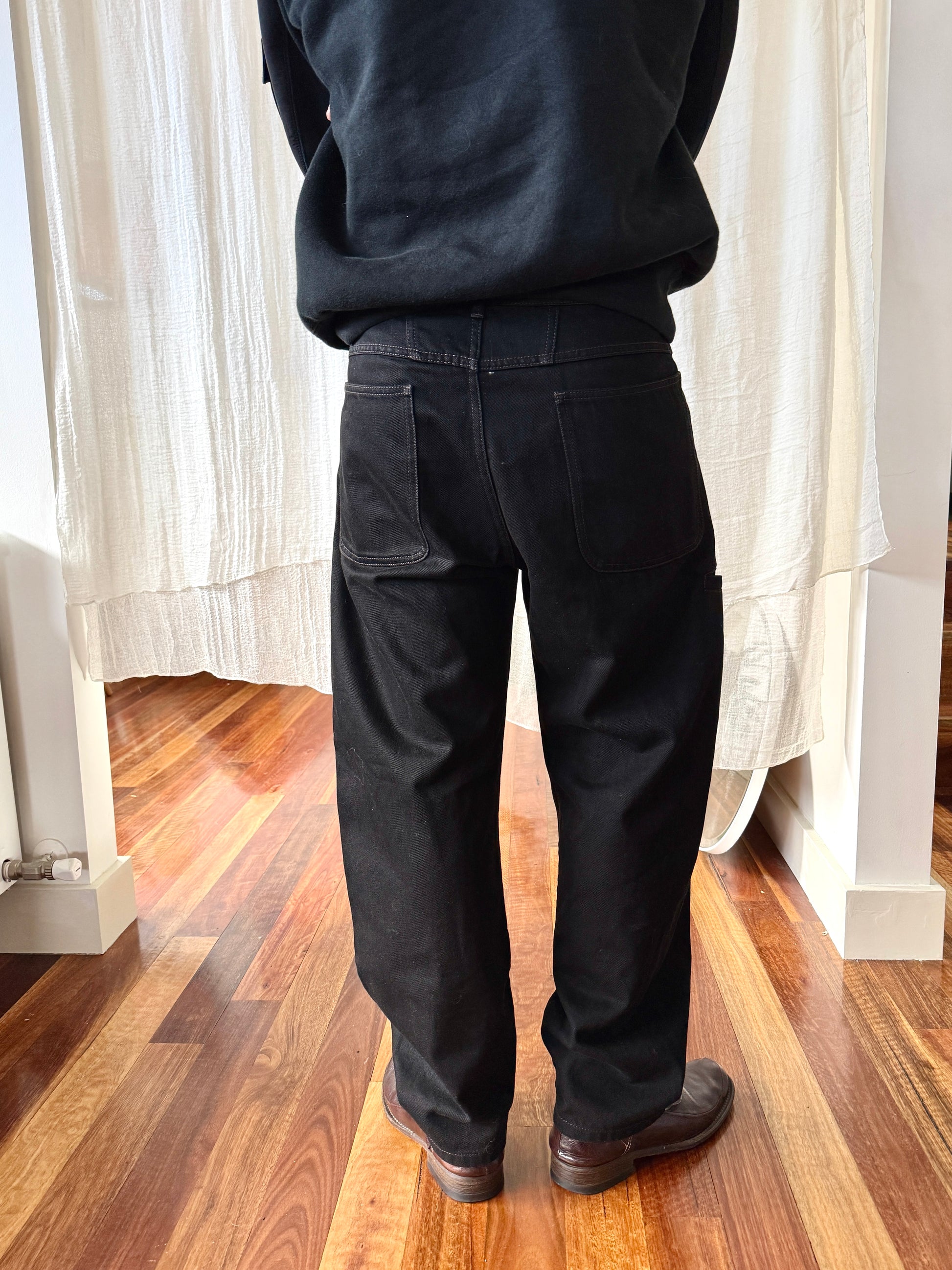 Lemaire Twisted Belted Denim Pants