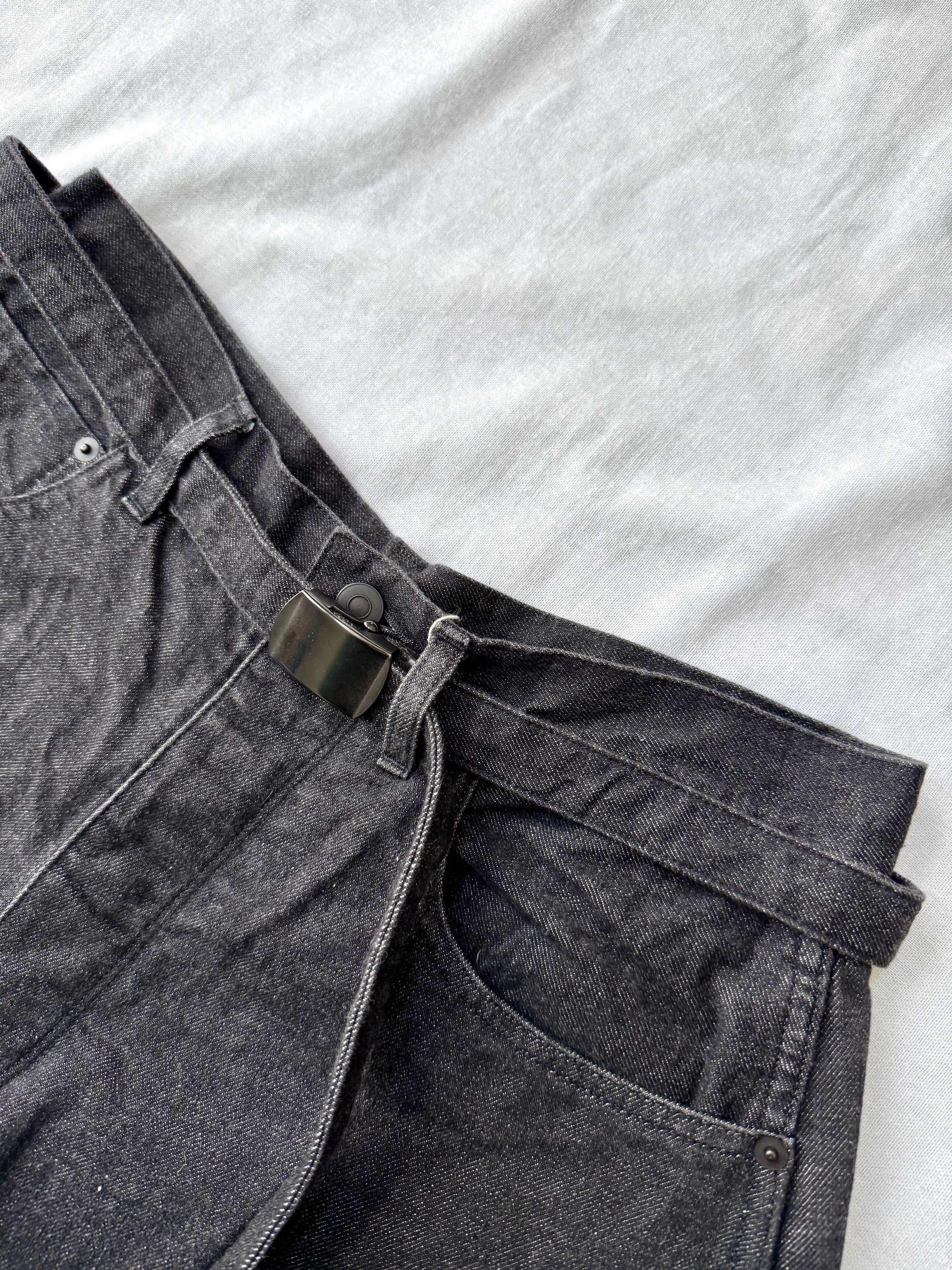 Blurhms 12.9oz Black Selvedge Denim Shorts